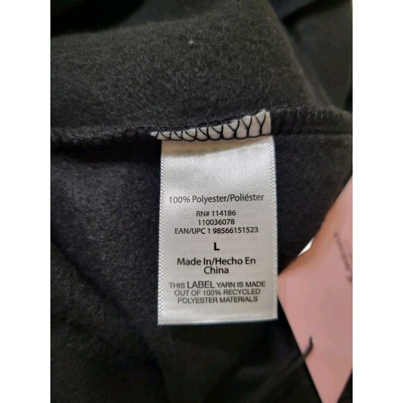 NWT! Juicy Couture Size L Knit Bling Flare Sweat Lounge Pants Black G15.7 Y2K - Picture 9 of 13